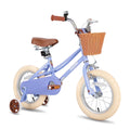 JOYSTAR Girls Bike for 2 - 12 Years Old Toddlers and Kids, 12" 14" 16" Kids Bike with Training Wheels & Basket, 20 in Kid'S Bicycle with Kickstand, Retro Style Bikes