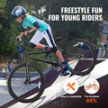 KFFKFF BMX Cycle, Freestyle Bike with 20 - Inch Wheels, BMX Racing Cycle with 360° Rotator and Four Pegs, Suitable for Novice to Skilled Riders, BMX Bikes for Teens and Adults