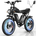 YVY 1500W Electric Bike for Adults, 33MPH 20'' Fat Tire Electric Motorcycle, 48V 20AH Removable Battery, 30 - 60 Miles Mountain Bike UL2849