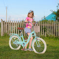 Bstjewey 20 in Girls Bike with Basket, Kids Bicycle for Ages 7 - 13