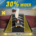 Yes4all Single - Piece Skateboard Ramp, Bike Ramp, Skate Ramp - Design for Beginners, More Durable, Safe, Capacity 220 lb