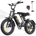 COLORWAY 750W 20"x4.0 Fat Tire Electric Bike, 48V 15ah Battery, Off - Road E - Bike for Adults, UL2849 Certified