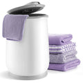 21L Large Towel Warmer Bucket for Bathroom, Hot Towel Heater with Flip-top Lid, Child Safety Lock & Auto Shut Off, Blanket Warmer for Bathrobes