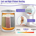 21L Large Towel Warmer Bucket for Bathroom, Hot Towel Heater with Flip-top Lid, Child Safety Lock & Auto Shut Off, Blanket Warmer for Bathrobes