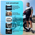 3000W(Peak) Motor 35MPH SMARTRAVEL ST202 Electric Dirt Bike for Adults, 52V50AH Dual Battery Ebike, 92+ Miles Range, 20" Motorcycle Tire UL2849 Certified, Full Suspension
