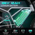 COLORWAY 750W 20"x4.0 Fat Tire Electric Bike, 48V 15ah Battery, Off - Road E - Bike for Adults, UL2849 Certified