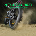 Electric Bike for Adults, 2000W 26'Fat Tire Electric Bike, 35MPH AWD Dual Motor Electric Bicycles, 48V 22.4AH Battery Fast Ebikes Dual Hydraulic Brakes UL 2849
