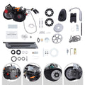 Aiqidi Full Set 100CC 4 - Stroke Bicycle Engine Kit Gas Motorized Motor Bike Modified Engine Conversion Kit Chain Drive 3HP 3600rpm