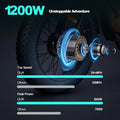 3000W(Peak) Motor 35MPH SMARTRAVEL ST202 Electric Dirt Bike for Adults, 52V50AH Dual Battery Ebike, 92+ Miles Range, 20" Motorcycle Tire UL2849 Certified, Full Suspension