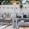 50,000 BTU Propane Outdoor Heater, Round Patio Heater with Stainless Steel Burner, Tip - Over, Flame - Out Protection, Wheels, CSA Certificated