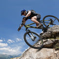 Ubesgoo 26" Lightweight Explorer Mountain Bike, 21 - Speed for Men and Women Disc Brakes & Suspension, Red/Black