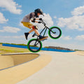 Cubsala 20 in Kids BMX Bike Freestylefor Age 6 - 14 Years Old Boys Girls with 4 Pegs, Black with Red Tires
