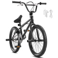 KFFKFF BMX Cycle, Freestyle Bike with 20 - Inch Wheels, BMX Racing Cycle with 360° Rotator and Four Pegs, Suitable for Novice to Skilled Riders, BMX Bikes for Teens and Adults