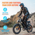 YVY 1500W Electric Bike for Adults, 33MPH 20'' Fat Tire Electric Motorcycle, 48V 20AH Removable Battery, 30 - 60 Miles Mountain Bike UL2849
