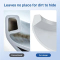 Two - Piece Elongated 1.28 GPF Siphonic Flush Toilet with Soft Close Seat, Universal Height ADA Cotton White (Toilet Seat Included)