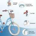 Bstjewey 20 in Girls Bike with Basket, Kids Bicycle for Ages 7 - 13