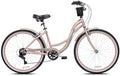 26 In. Bayside Women'S Cruiser Bike, Rosé Gold