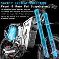 6000W(Peak) Motor 60V/35ah Battery, Freego X2pro Electric Motorcycle for Adults, Electric Bike 50MPH/7 Speed Off Road Electric Bicycle, 19x2 Full Suspension/Four - Piston Hydraulic Brake UL2849MTB