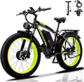 KETELES Electric Bike for Adults, Peak 4000W Dual Motor Ebike，26" Fat Tire Electric Mountain Bike, 48V 23AH Removable Battery UL 2849
