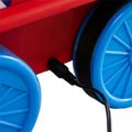 6V 2 - Seater Ride On Train with Detachable Carriage, Under - Seat Storage, Whistle & Flashing LED Lights, Trackless Electric Ride On Toy for Kids