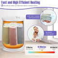 21L Large Towel Warmer Bucket for Bathroom, Hot Towel Heater with Flip-top Lid, Child Safety Lock & Auto Shut Off, Blanket Warmer for Bathrobes