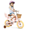 XJD Girls Bike for Toddlers and Kids Ages 2 - 12 Years Old, 12 14 16 in Kids Bike with Training Wheels & Basket, 20 in Girls Bicycle with Handbrake & Kickstand
