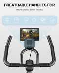 Naipo Exercise Bike Indoor Cycling Bike with 300 lb Big Seat Cushion for Home Cardio Leg Workout
