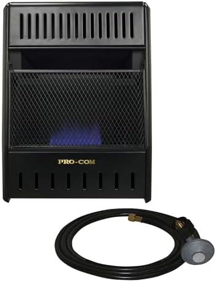ML100TBAHR Ventless Propane Gas Blue Flame Space Heater with Thermostat Control